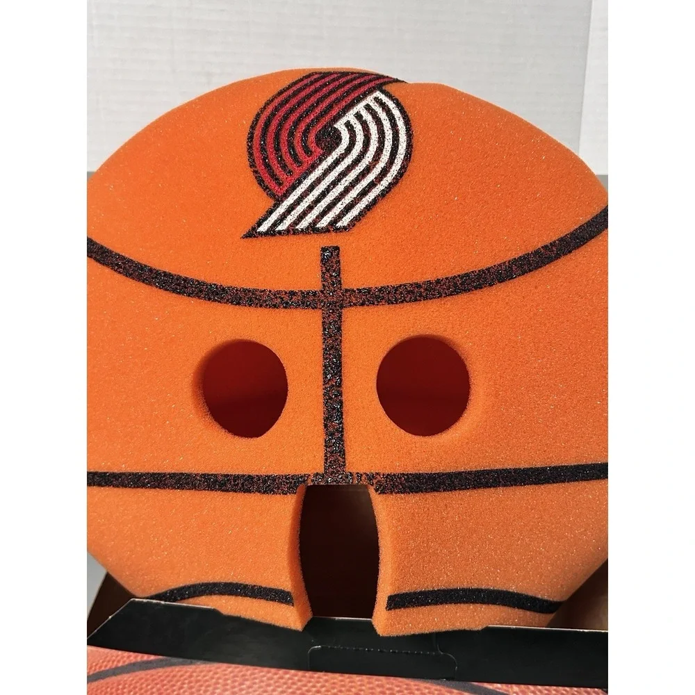 NBA Portland Trail Blazers X DAIRY QUEEN DQ Foam Basketball Head Hat Mask W/BOX